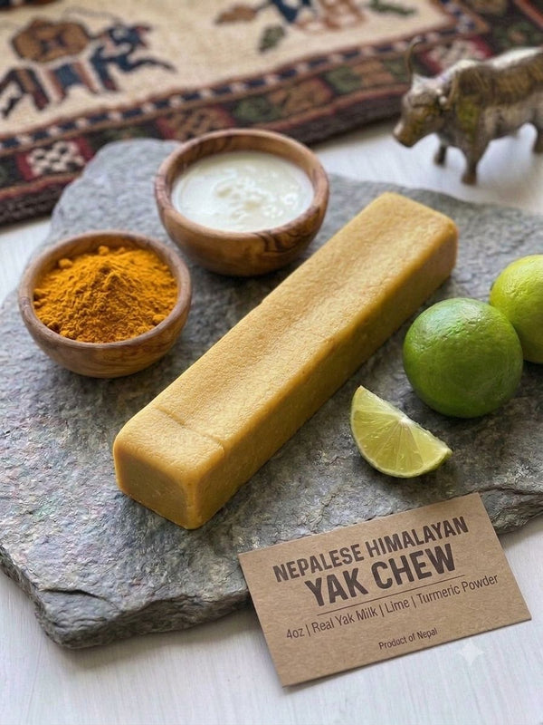 Nepalese Himalayan Yak Chew Large – Turmeric Lime