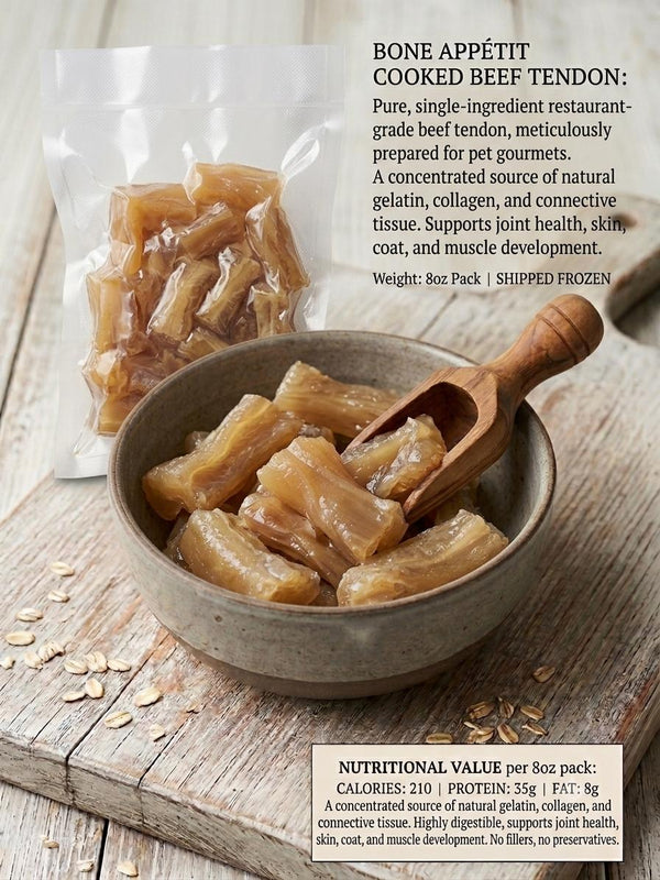 Bone Appétit Cooked Beef Tendon