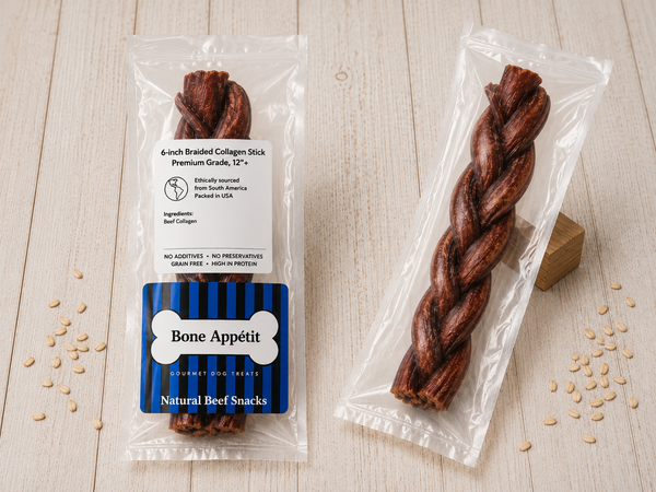 6 inch Monster Braided Bully Stick – Premium Quality