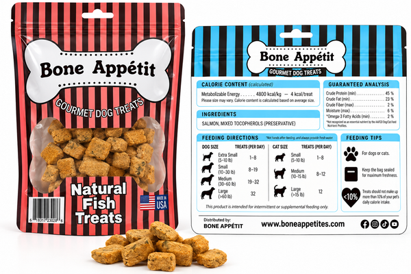 #R Freeze dried salmon