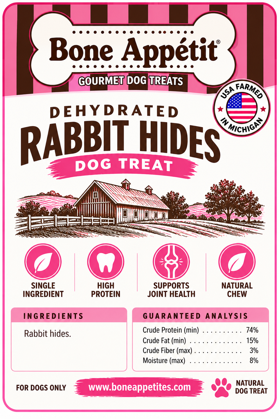 Dehydrated Rabbit Hides Farmed in USA